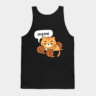 Orange cats wants to play Tank Top